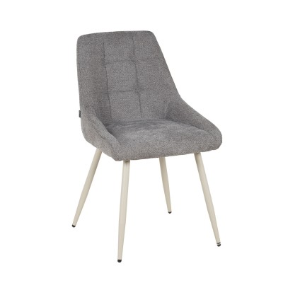 Silla Eva Gris Pata Beige-CasaThai