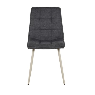 Sedia Telma Grigio Antracite Gamba Beige-CasaThai 2