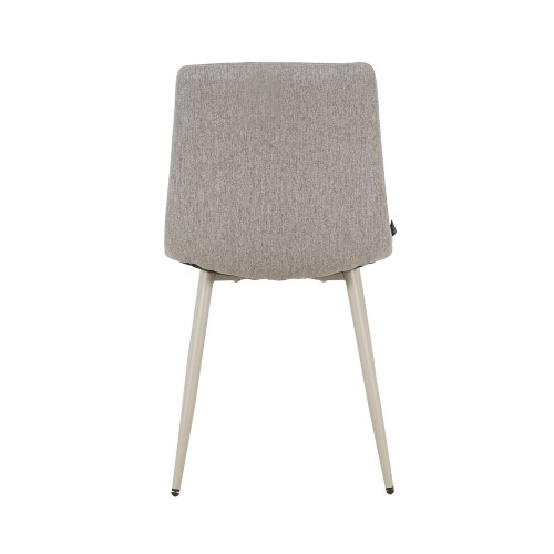 Silla Telma Gris Oscuro Pata Beige-CasaThai