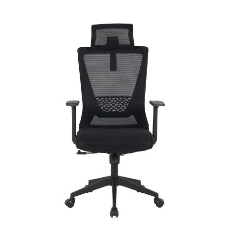 SEDIA DA SCRIVANIA COMFORT NERA