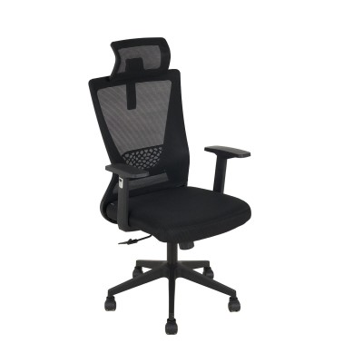 CHAISE DE BUREAU COMFORT NOIRE