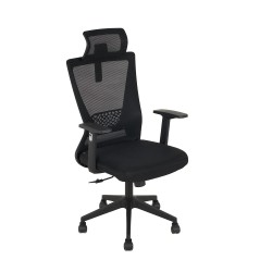 CHAISE DE BUREAU COMFORT NOIRE