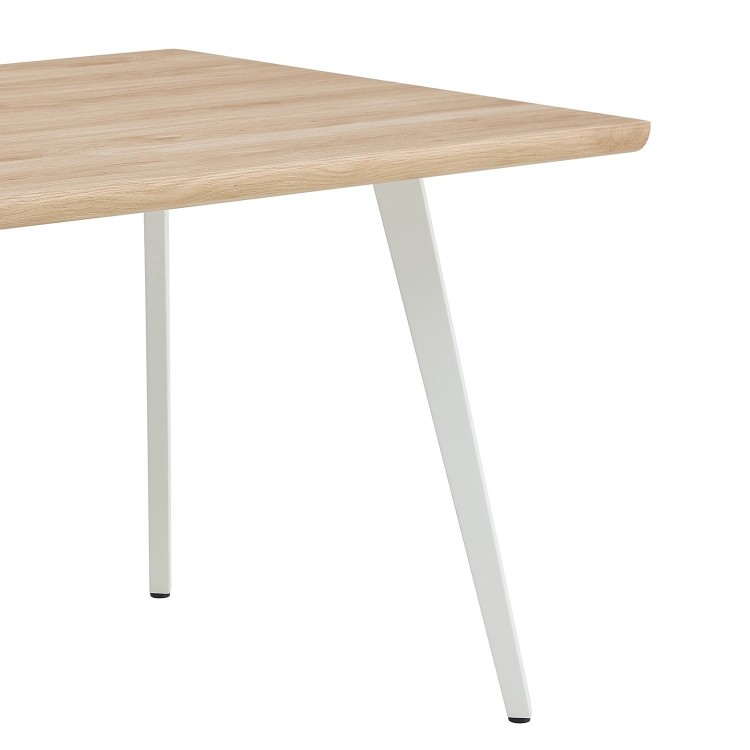 MESA ARYA MADERA PATA BLANCA