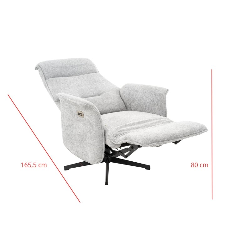 ELEKTRISCHER RELAXSESSEL GOYA HELLGRAU