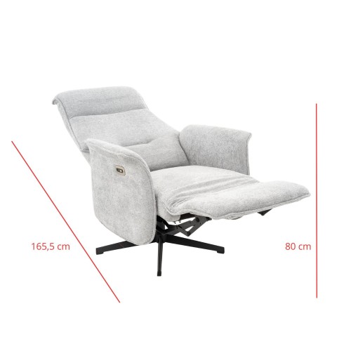 ELEKTRISCHER RELAXSESSEL GOYA HELLGRAU