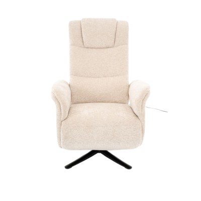 POLTRONA RELAX ELETTRICA MALTA COLORE SABBIA 2