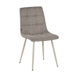 Silla Telma Marrón Pata Beige-CasaThai