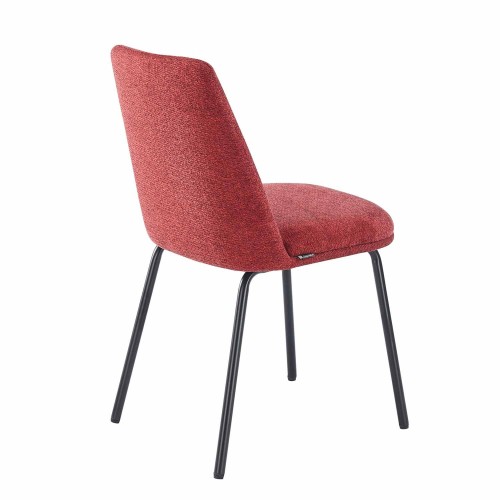 Sedia Lisa Bordeaux Gamba Nera-Casathai