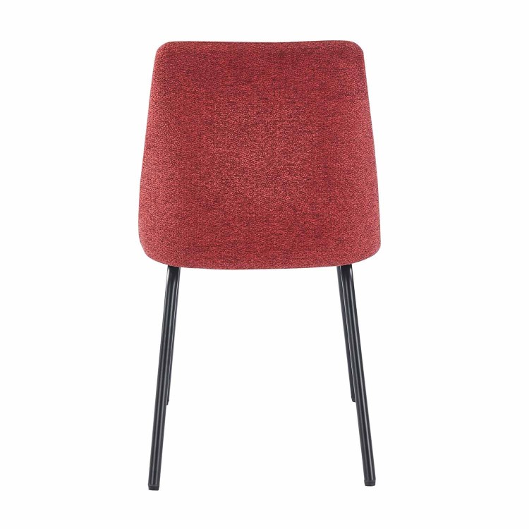 Chaise Lisa Bordeaux Pied Noir-Casathai