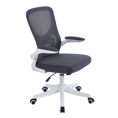 SILLA ESCRITORIO JARA GRIS Y NEGRA