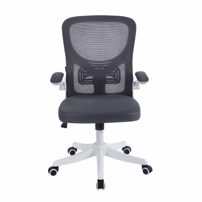 CHAISE DE BUREAU JARA GRISE ET NOIRE