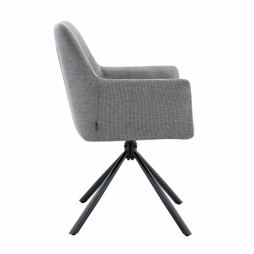 FAUTEUIL FREDDY PIVOTANT GRIS