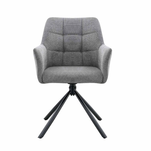 FAUTEUIL FREDDY PIVOTANT GRIS