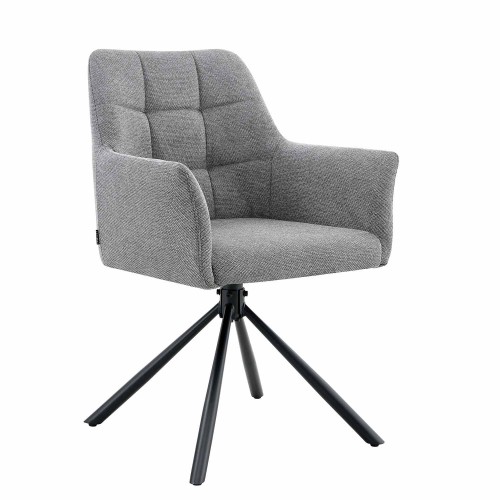 FAUTEUIL FREDDY PIVOTANT GRIS