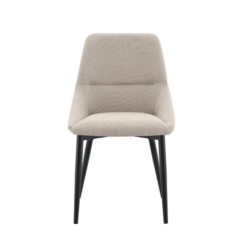 Chaise Niki sable patte noire - CasaThai