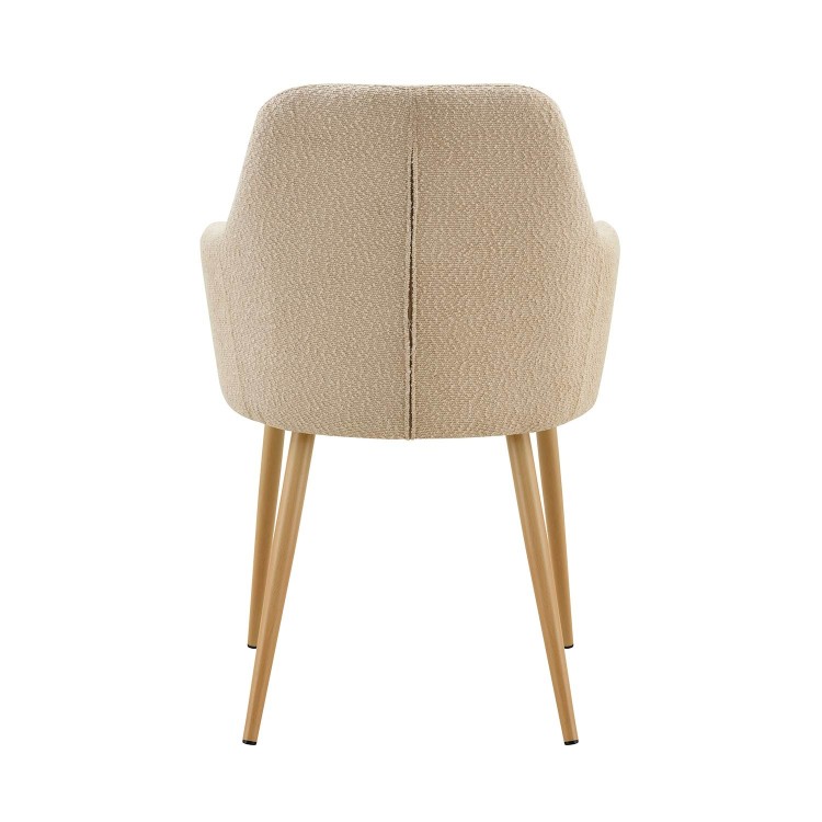 FAUTEUIL CLASSIC TISSU SABLE PIEDS HÊTRE