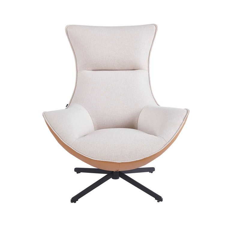 FAUTEUIL DRACO SABLE/MARRON