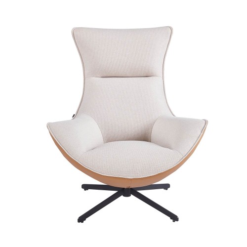 FAUTEUIL DRACO SABLE/MARRON