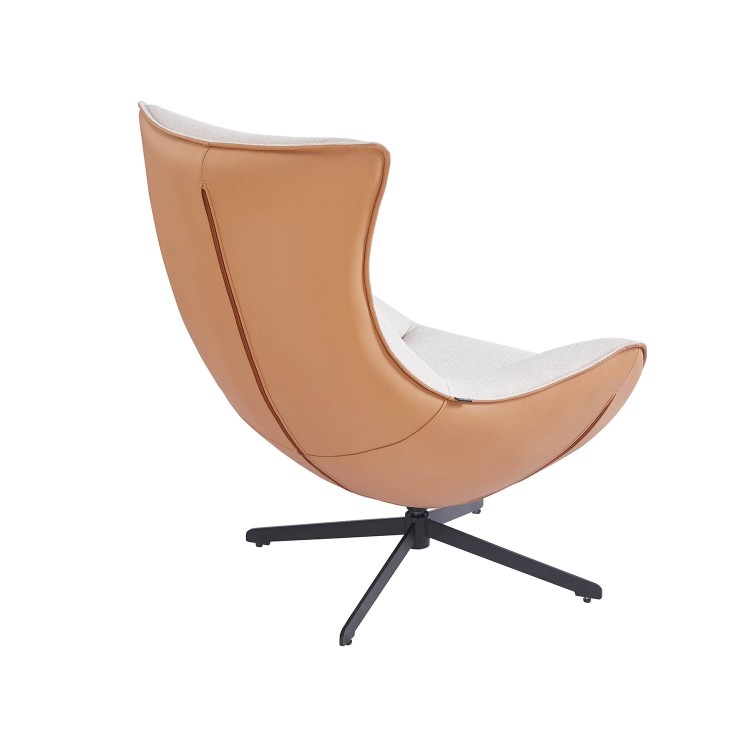 FAUTEUIL DRACO SABLE/MARRON