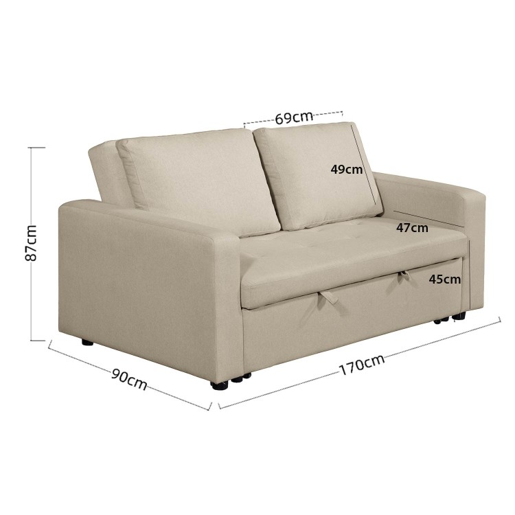 SCHLAFSOFA COLIN SAND