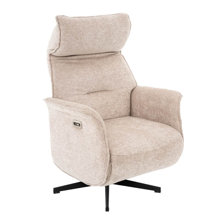 POLTRONA RELAX ELETTRICA GOYA SABBIA