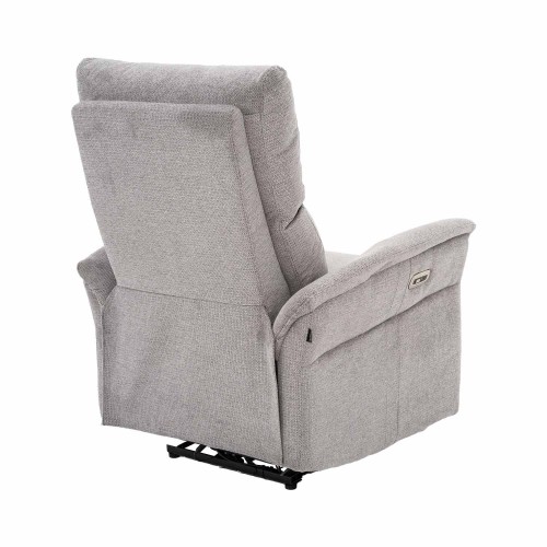 POLTRONA RELAX ELETTRICA OLAF GRIGIO