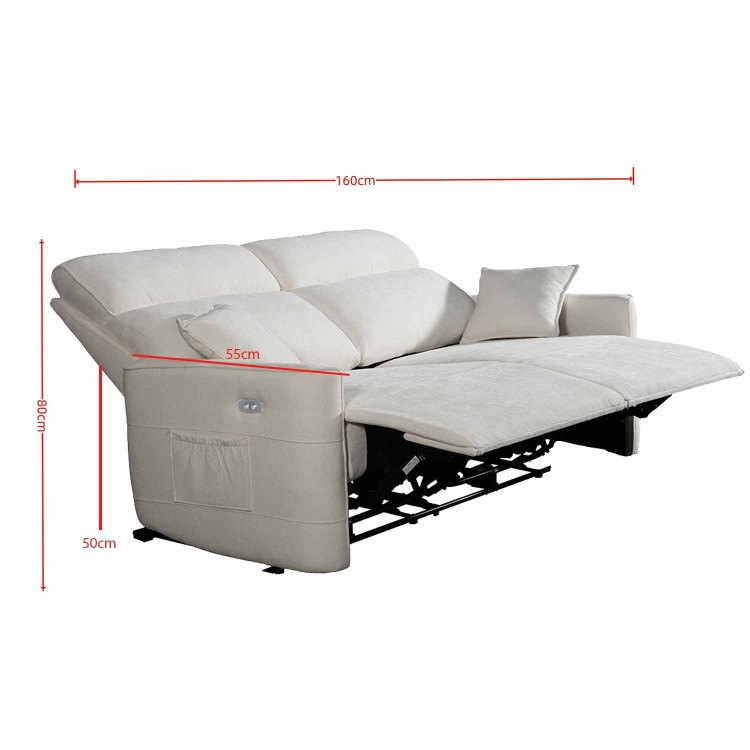 FAUTEUIL PRAGA SABLE ÉLECTRIQUE 3 PLACES