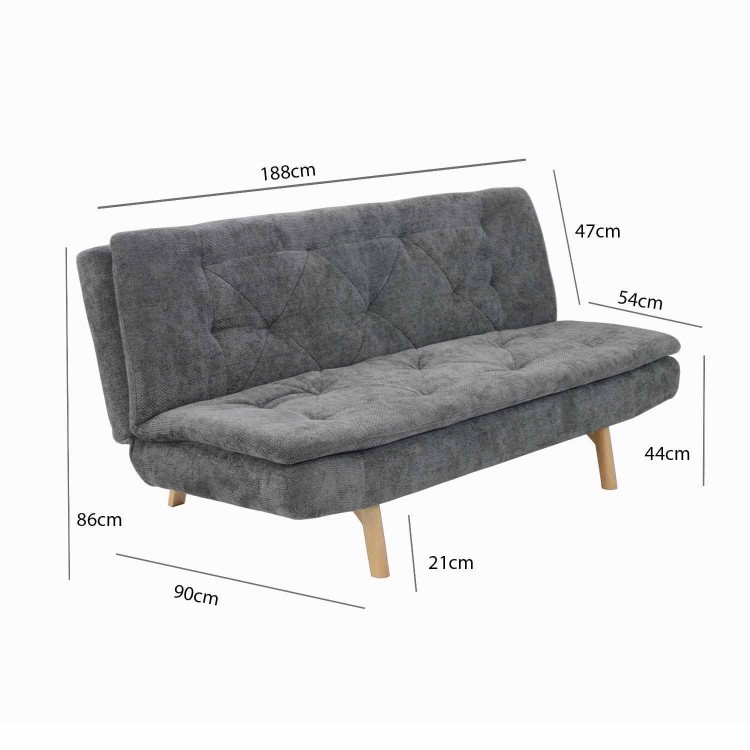 SCHLAFSOFA BRUNO ANTHRAZIT