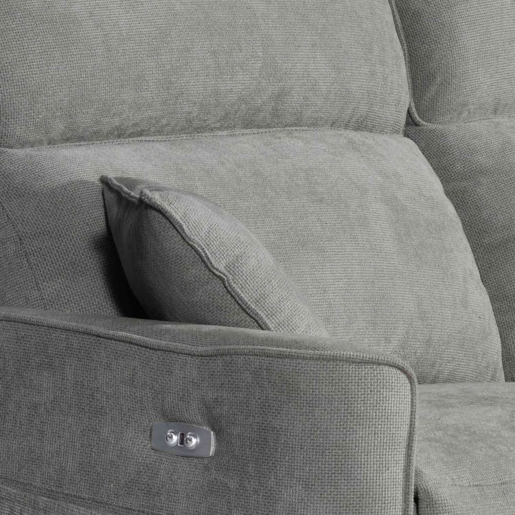 FAUTEUIL PRAGA GRIS ÉLECTRIQUE 3 PLACES