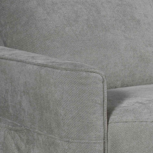 FAUTEUIL PRAGA GRIS FIXE 2 PLACES