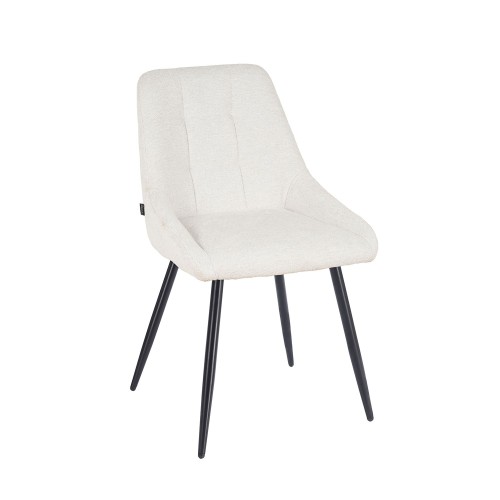 CHAISE EVA SABLE PIED NOIR