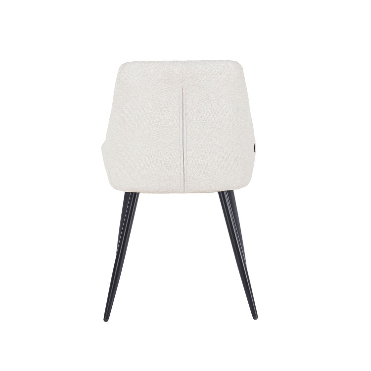 CHAISE EVA SABLE PIED NOIR
