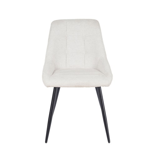 CHAISE EVA SABLE PIED NOIR