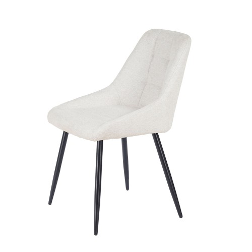 CHAISE EVA SABLE PIED NOIR