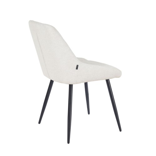 CHAISE EVA SABLE PIED NOIR