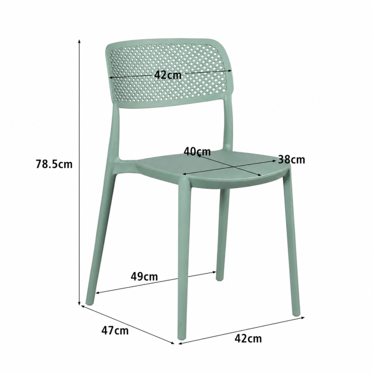 CHAISE YOSI VERT KALE