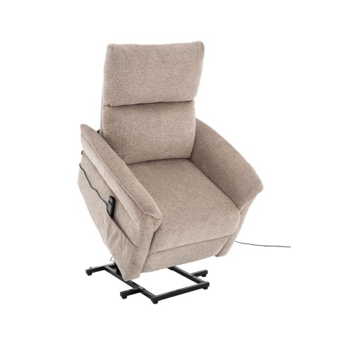 POLTRONA OLAF RELAX ELETTRICA MARRONE RECLINABILE