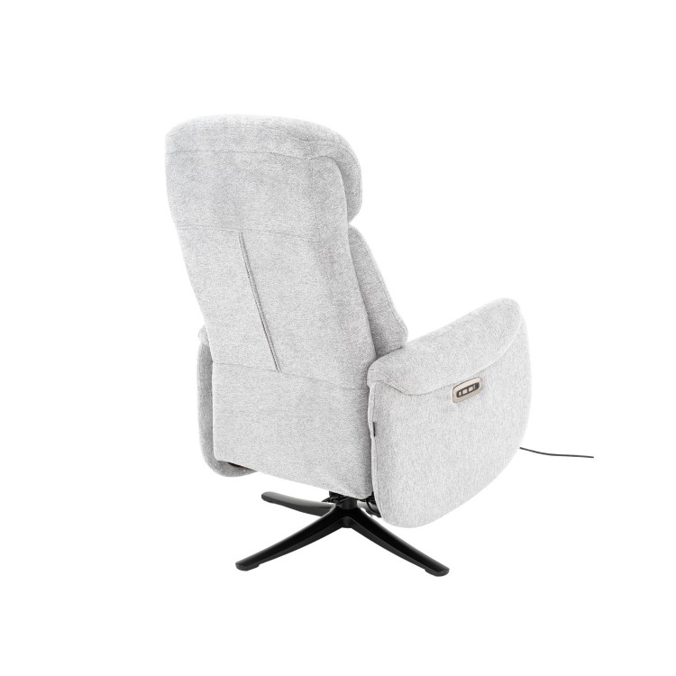 SILLÓN CHIPRE RELAX ELÉCTRICO GRIS CLARO 2 MOTORES