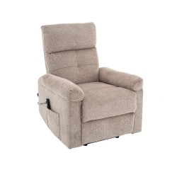 POLTRONA SAVONA RELAX ELÉTRICA CASTANHA RECLINÁVEL