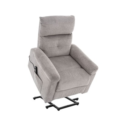 POLTRONA SAVONA RELAX ELÉTRICA CINZENTA RECLINÁVEL 2
