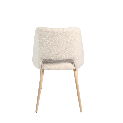CHAISE EROS SABLE PIED EFFET BOIS DE HÊTRE