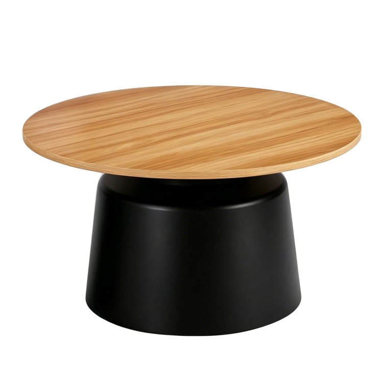 LOT DE 2 TABLES D'APPOINT NOA PIED NOIR