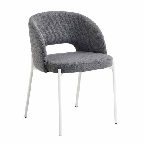 SILLA CRONOS GRIS PATA BEIGE