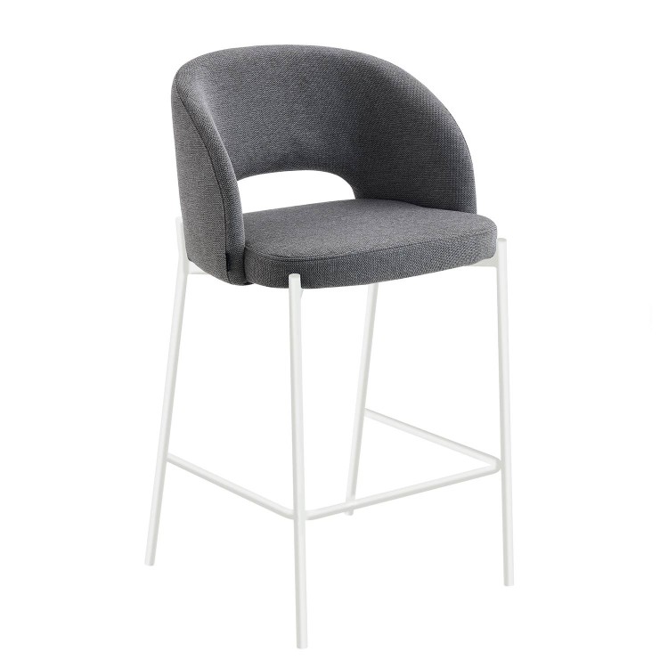 Hocker Chronos graue Pfote beige