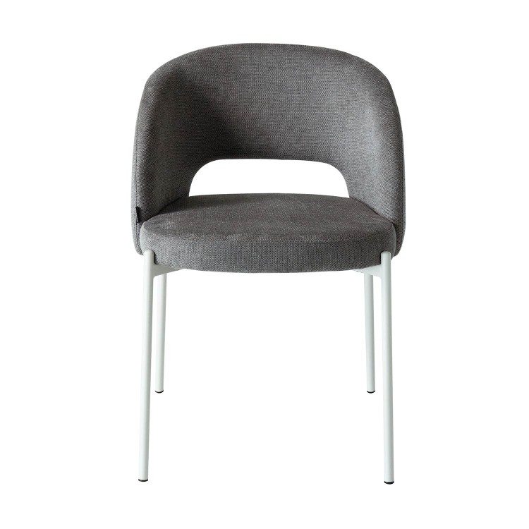 SILLA CRONOS GRIS PATA BEIGE