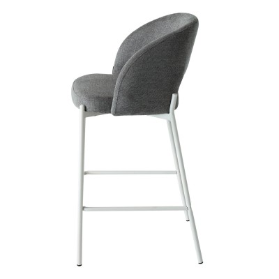 TABURETE CRONOS GRIS PATA BEIGE 2