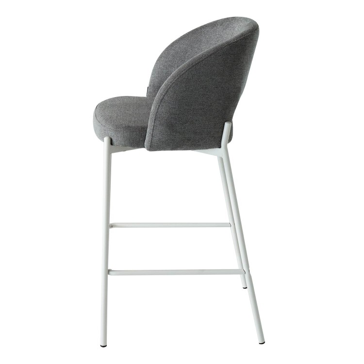 TABURETE CRONOS GRIS PATA BEIGE