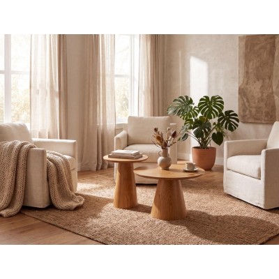 Set von 2 Hilfstabellen Lucca 2