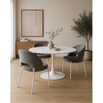 SILLA CRONOS GRIS PATA MARFIL 2
